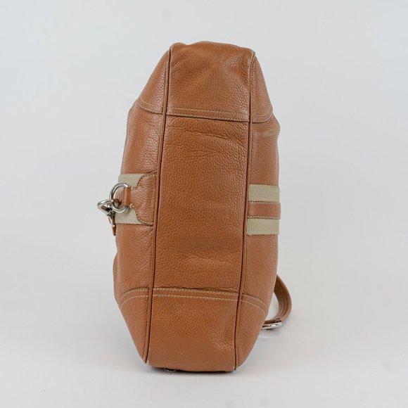 Prada Striped Leather Shoulder Bag - Picture 6 of 9